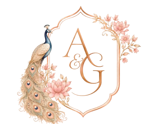 Gazal and Aditya wedding monogram